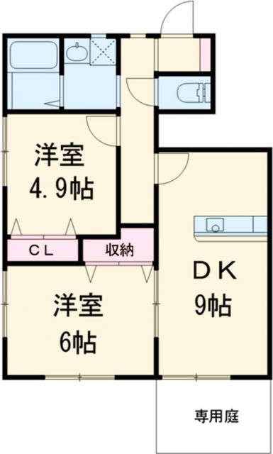 神奈川県小田原市中曽根 螢田駅 2DK アパート 賃貸物件詳細