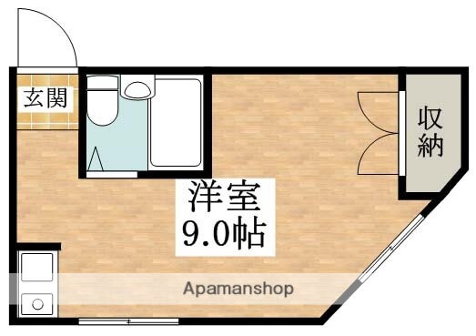 パッションクリア（矢田） 2階 ワンルーム 賃貸物件詳細