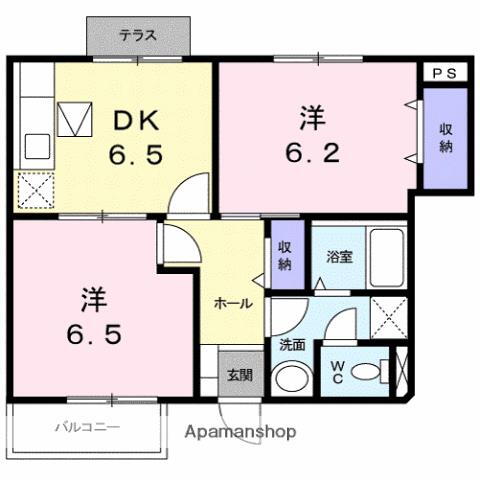 滋賀県大津市和邇南浜 和邇駅 2DK アパート 賃貸物件詳細