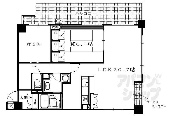 京都府京都市山科区上野御所ノ内町 山科駅 2LDK マンション 賃貸物件詳細