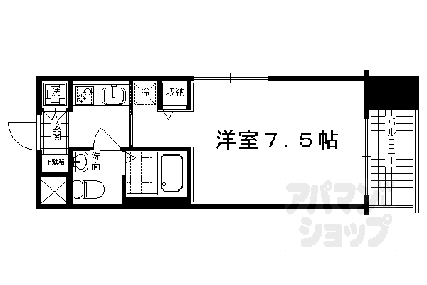 ベラジオ四条烏丸 10階 1K 賃貸物件詳細