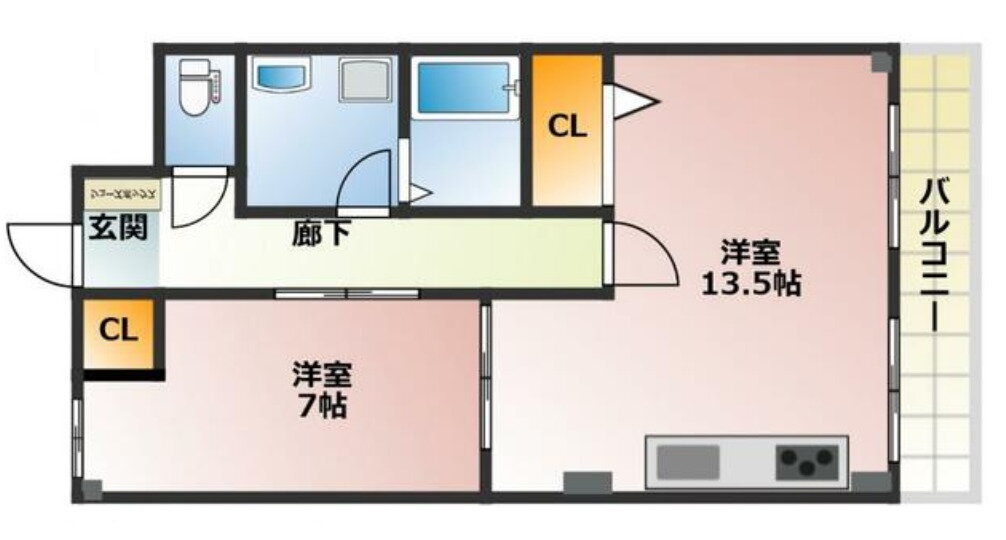 パレス大野 1階 1LDK 賃貸物件詳細