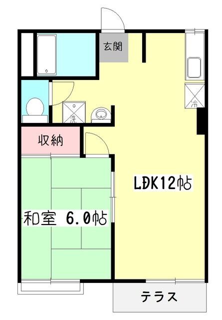 東京都小平市小川町２ 青梅街道駅 1LDK アパート 賃貸物件詳細