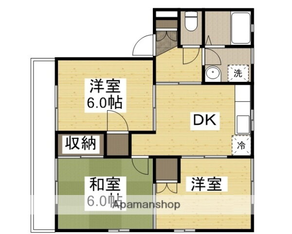 岡山県岡山市北区庭瀬 庭瀬駅 3DK アパート 賃貸物件詳細