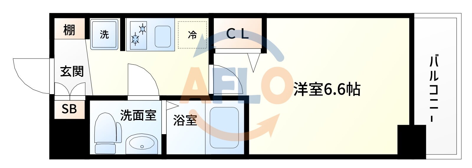 大阪府大阪市大正区三軒家西３ 大正駅 1K マンション 賃貸物件詳細