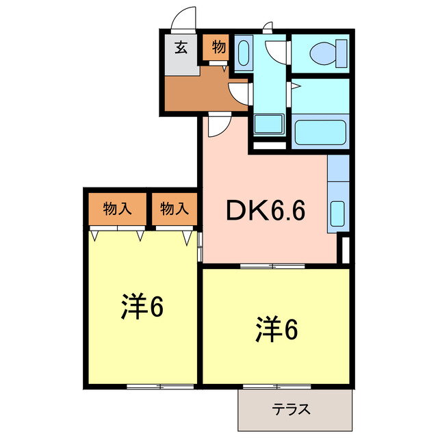 愛知県碧南市宮町６ 碧南駅 2DK アパート 賃貸物件詳細