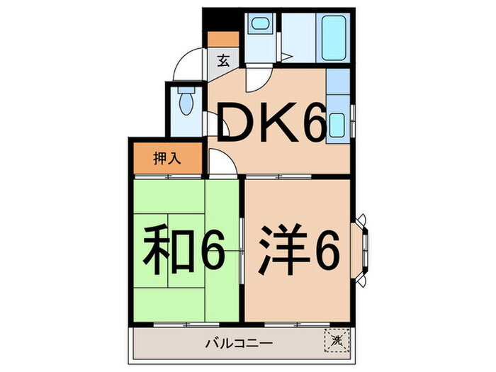 神奈川県横浜市鶴見区上末吉２ 鶴見駅 2DK マンション 賃貸物件詳細
