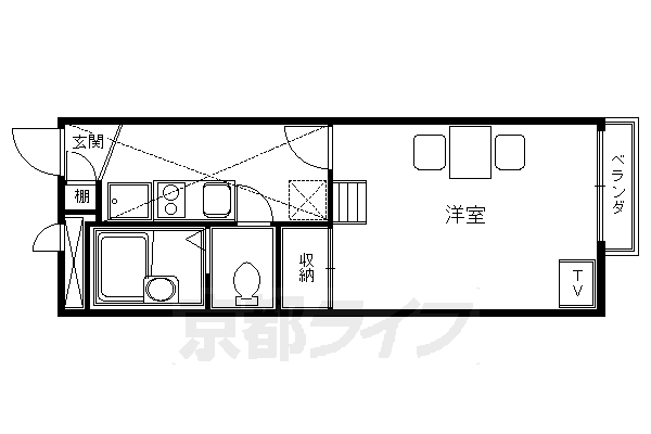 京都府京都市伏見区納所町 淀駅 1K アパート 賃貸物件詳細