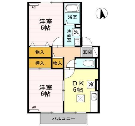 富山県射水市戸破 小杉駅 2DK アパート 賃貸物件詳細