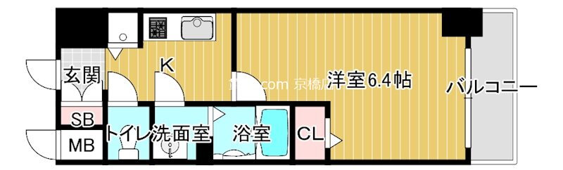 大阪府大阪市都島区東野田町１ 京橋駅 1K マンション 賃貸物件詳細