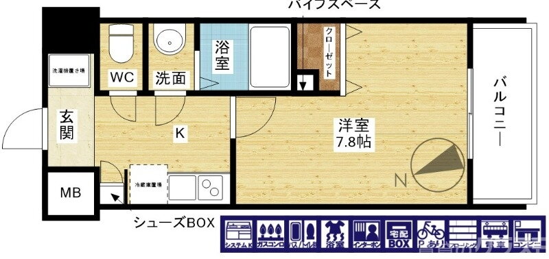 大阪府大阪市東淀川区東中島４ 新大阪駅 1K マンション 賃貸物件詳細