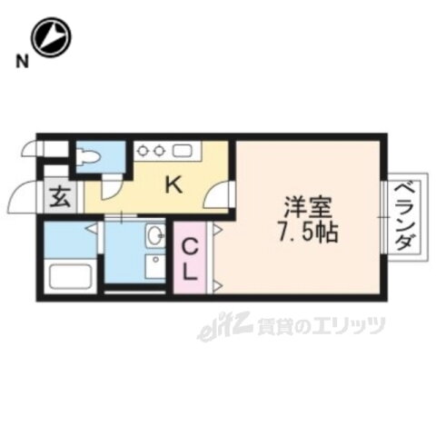 滋賀県甲賀市水口町虫生野虹の町 貴生川駅 1K アパート 賃貸物件詳細