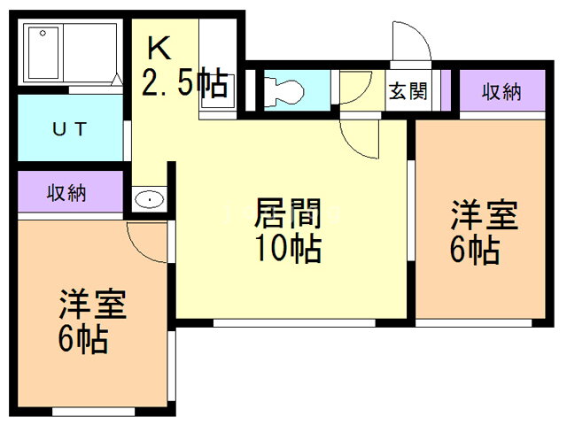 北海道札幌市白石区栄通１３ 南郷１３丁目駅 2LDK アパート 賃貸物件詳細