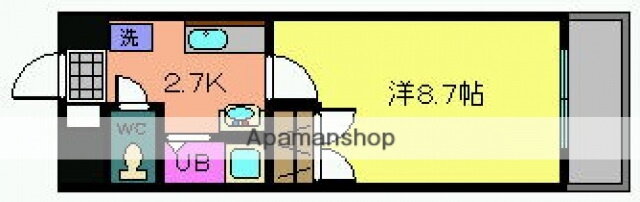 広島県広島市西区上天満町 観音町駅 1K マンション 賃貸物件詳細