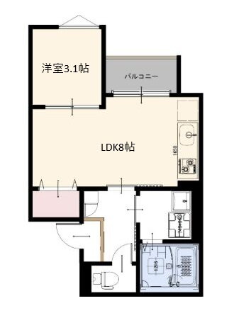 宮城県仙台市宮城野区幸町１ 東照宮駅 1LDK アパート 賃貸物件詳細