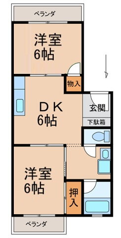 和歌山県和歌山市太田２ 和歌山駅 2DK マンション 賃貸物件詳細