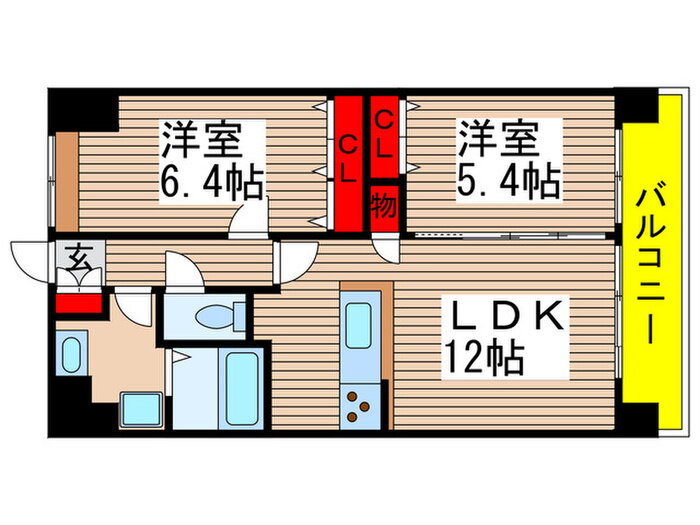ア－ペブロ－ネ上志津 2階 2LDK 賃貸物件詳細