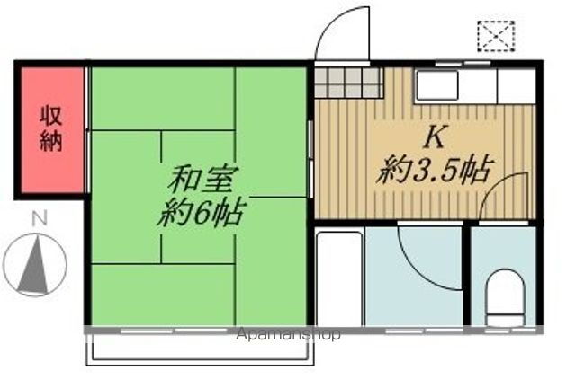 東京都世田谷区駒沢１ 駒沢大学駅 1K アパート 賃貸物件詳細