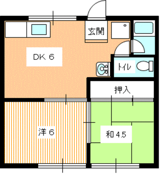 山口県下関市豊浦町大字川棚 川棚温泉駅 2DK アパート 賃貸物件詳細