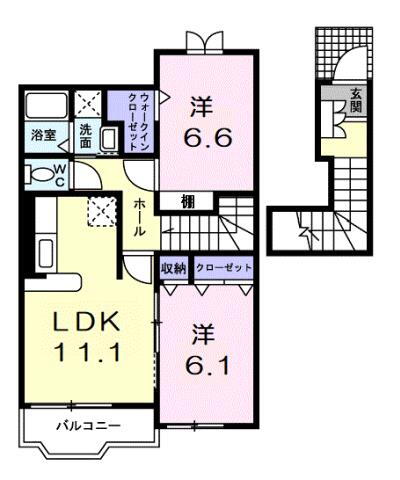 滋賀県長浜市内保町 長浜駅 2LDK アパート 賃貸物件詳細
