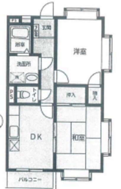 神奈川県平塚市達上ケ丘 平塚駅 2DK マンション 賃貸物件詳細