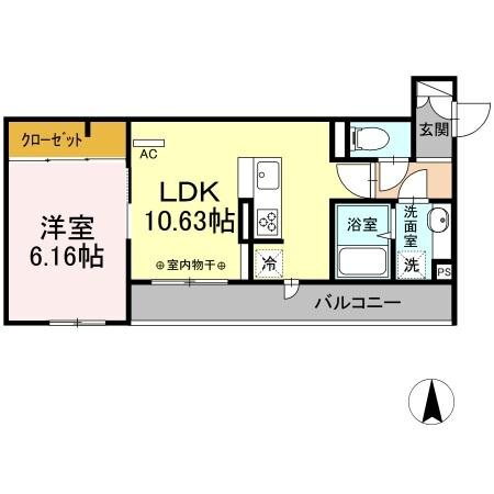 神奈川県厚木市妻田西１ 本厚木駅 1LDK アパート 賃貸物件詳細