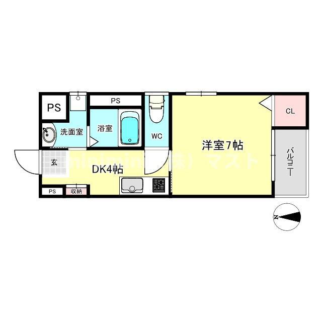 大阪府大阪市西成区岸里東１ 岸里駅 1DK マンション 賃貸物件詳細