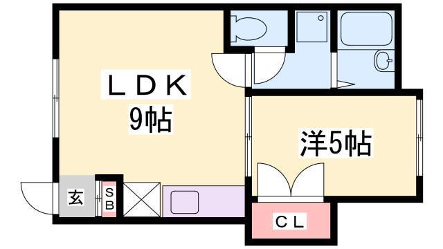 兵庫県神戸市長田区花山町２ 丸山駅 1LDK アパート 賃貸物件詳細