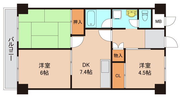 千葉県松戸市新松戸１ 新松戸駅 3DK マンション 賃貸物件詳細