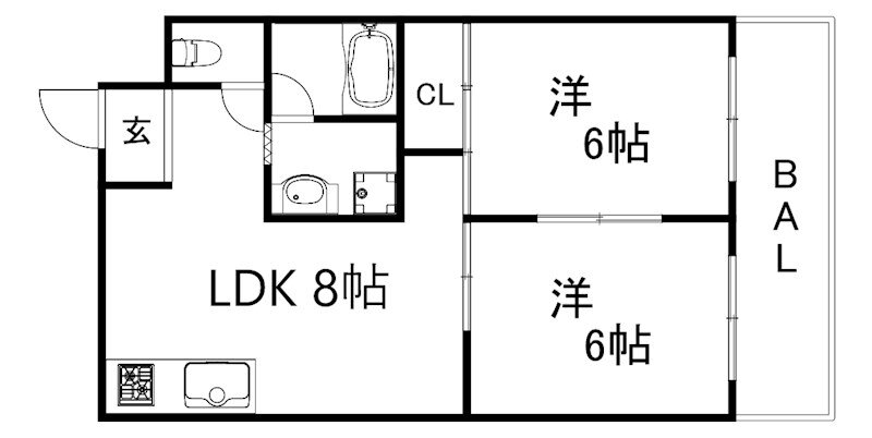 兵庫県神戸市長田区御蔵通２ 長田駅 2LDK マンション 賃貸物件詳細