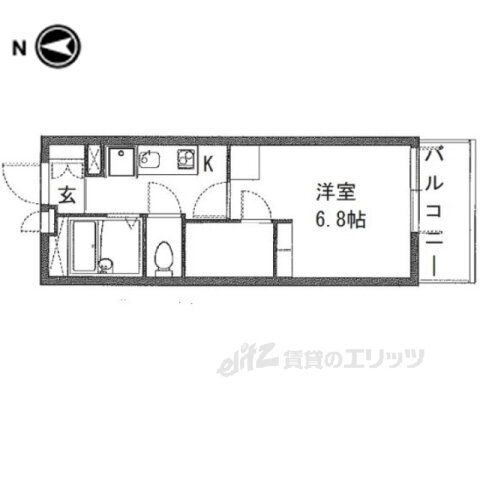 大阪府枚方市甲斐田新町 宮之阪駅 1K アパート 賃貸物件詳細