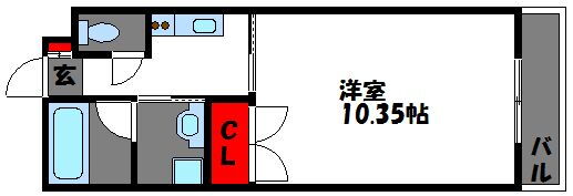 福岡県福岡市東区香椎駅前３ 香椎駅 1K マンション 賃貸物件詳細