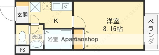 大阪府東大阪市衣摺３ 長瀬駅 1K アパート 賃貸物件詳細