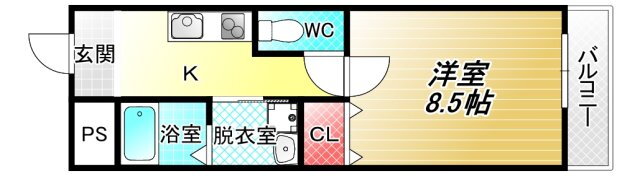 大阪府八尾市荘内町１ 近鉄八尾駅 1K アパート 賃貸物件詳細