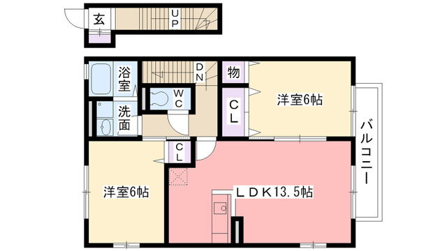 奈良県北葛城郡王寺町本町３ 王寺駅 2LDK アパート 賃貸物件詳細
