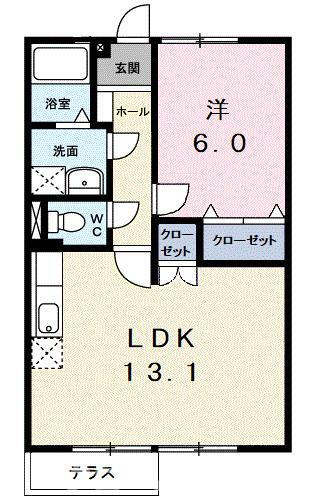 香川県丸亀市三条町 金蔵寺駅 1LDK アパート 賃貸物件詳細