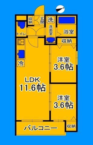 大阪府大阪市住之江区西住之江３ 住ノ江駅 2LDK アパート 賃貸物件詳細
