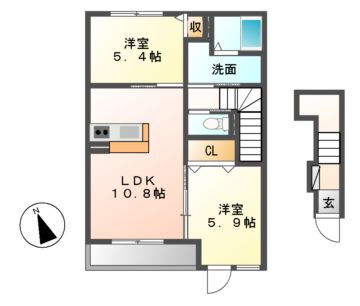 三重県津市一志町田尻 川合高岡駅 2LDK アパート 賃貸物件詳細