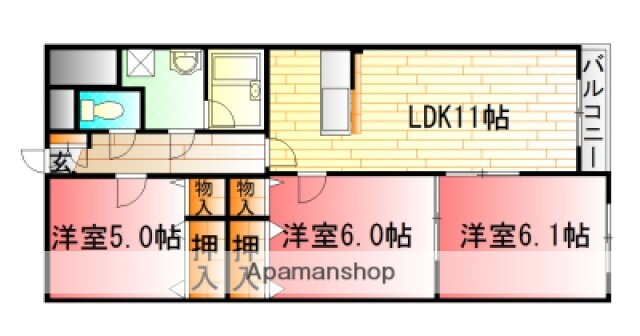 広島県広島市安佐北区可部東２ 可部駅 3LDK マンション 賃貸物件詳細