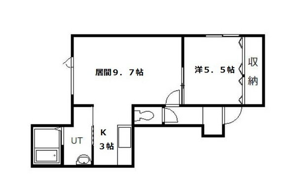 北海道旭川市秋月二条１ 新旭川駅 1LDK アパート 賃貸物件詳細