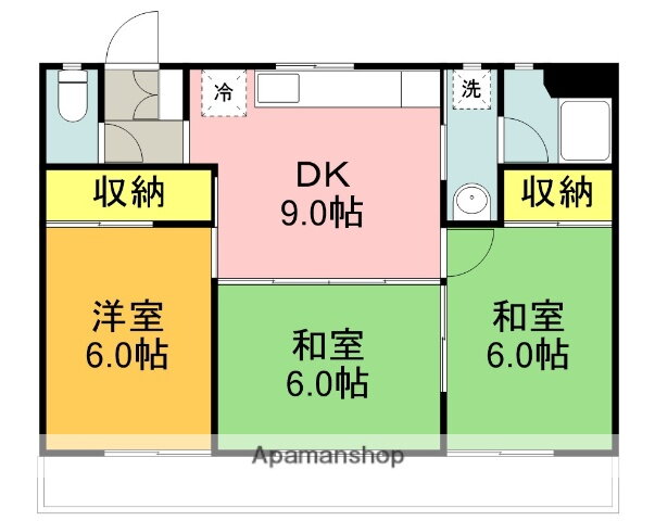 ベルグローブ 1階 3DK 賃貸物件詳細