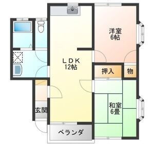 栃木県鹿沼市緑町２ 鹿沼駅 2LDK アパート 賃貸物件詳細