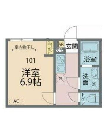 神奈川県海老名市国分南２ 海老名駅 1K アパート 賃貸物件詳細