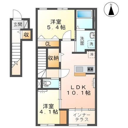 千葉県木更津市吾妻１ 木更津駅 2LDK アパート 賃貸物件詳細