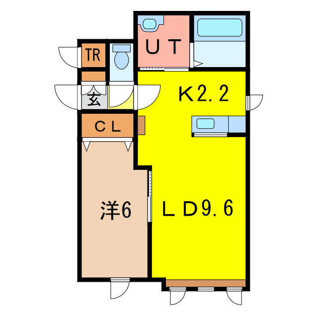北海道旭川市永山一条４ 旭川駅 1LDK アパート 賃貸物件詳細