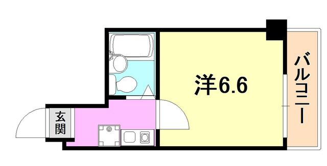 兵庫県神戸市中央区二宮町１ 新神戸駅 1K マンション 賃貸物件詳細