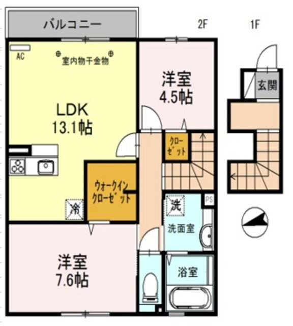 大阪府八尾市南木の本４ 八尾南駅 2LDK アパート 賃貸物件詳細