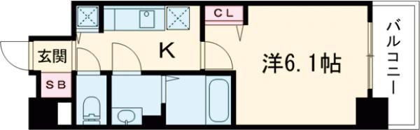 兵庫県神戸市中央区加納町２ 新神戸駅 1K マンション 賃貸物件詳細