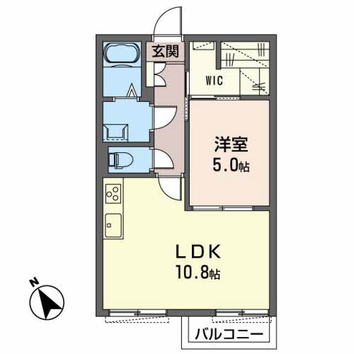 コーポ高丸 2階 1LDK 賃貸物件詳細