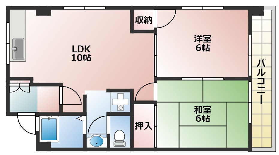 兵庫県明石市野々上３ 西明石駅 2LDK マンション 賃貸物件詳細